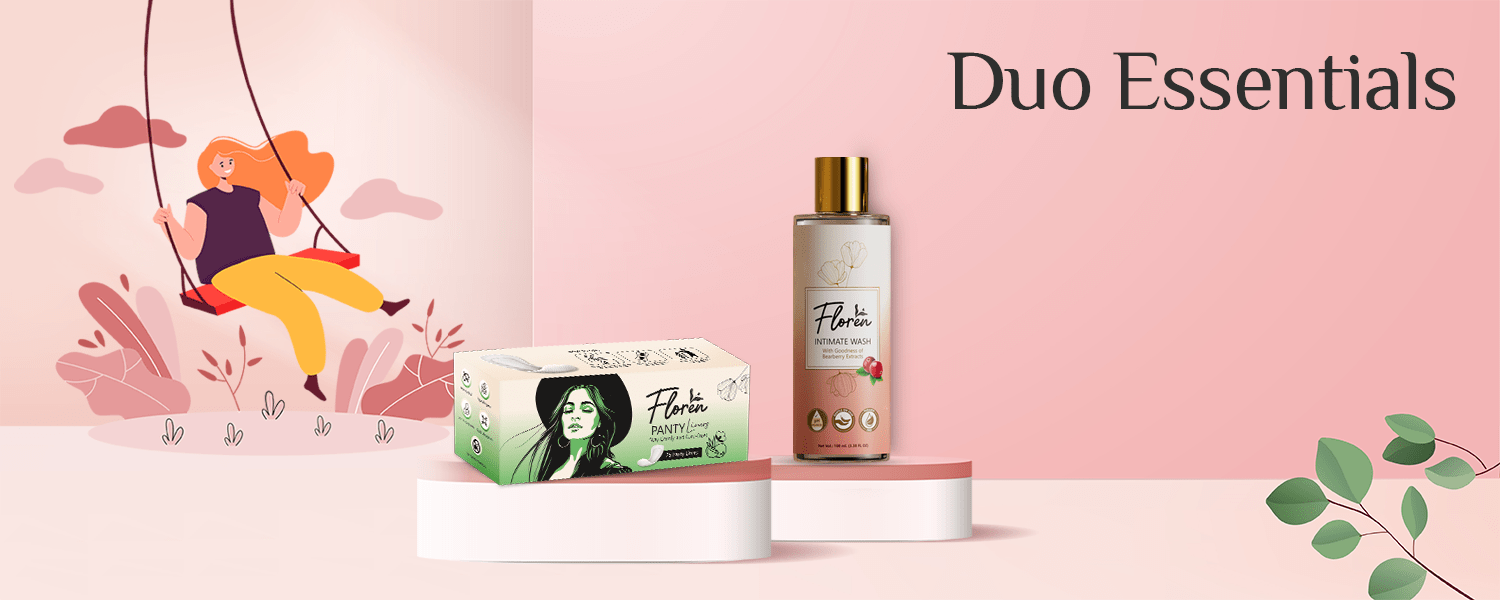 Duo Essentials Panty Liners and Intimate Wash