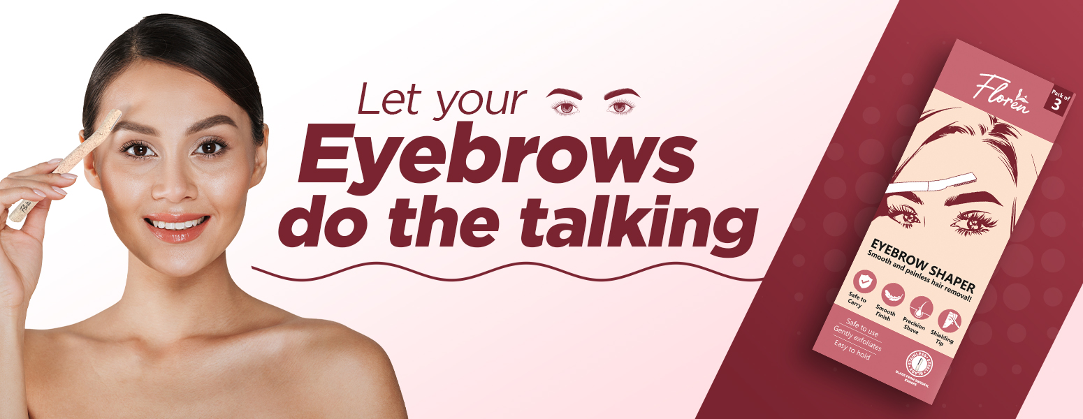 Buy Floren Eyebrow Shaper for Painless Neat Look